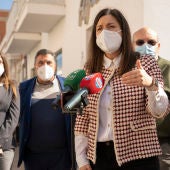 La alcaldesa de San Fernando, Patricia Cavada, en rueda de prensa