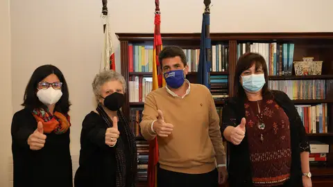 El presidente aboga por visibilizar y concienciar a la sociedad del trabajo diario de estas organizaciones en la cohesión solidaria del territorio parkinson