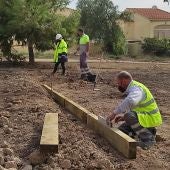 El proyecto desarrollado por Hidraqua contempla crear 68 parcelas y un área de esparcimiento para los vecinos, con una pérgola y mesas de pícnic 