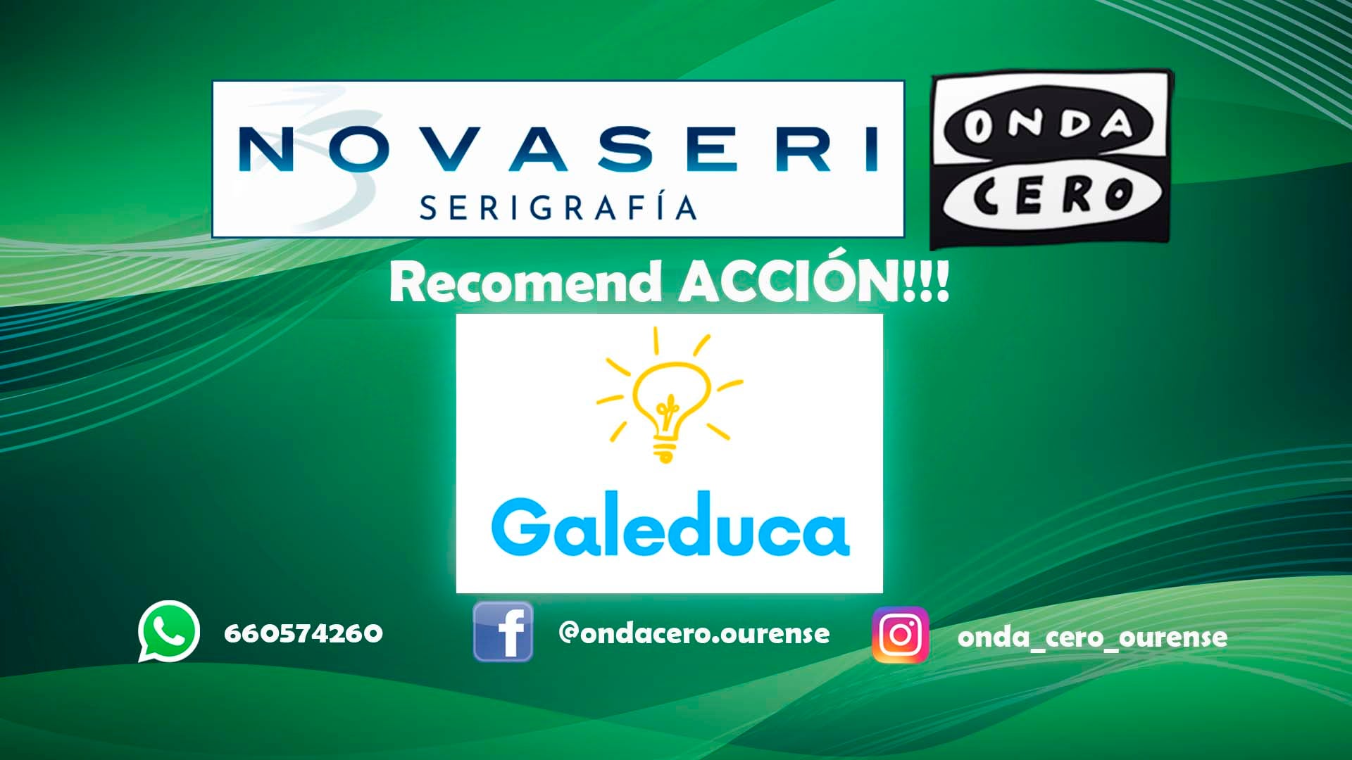A cadea solidaria de Onda Cero Ourense e Novaseri A cadea solidaria de Onda Cero Ourense e Novaseri