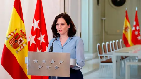 La presidenta de la Comunidad de Madrid, Isabel Díaz Ayuso La presidenta de la Comunidad de Madrid, Isabel Díaz Ayuso