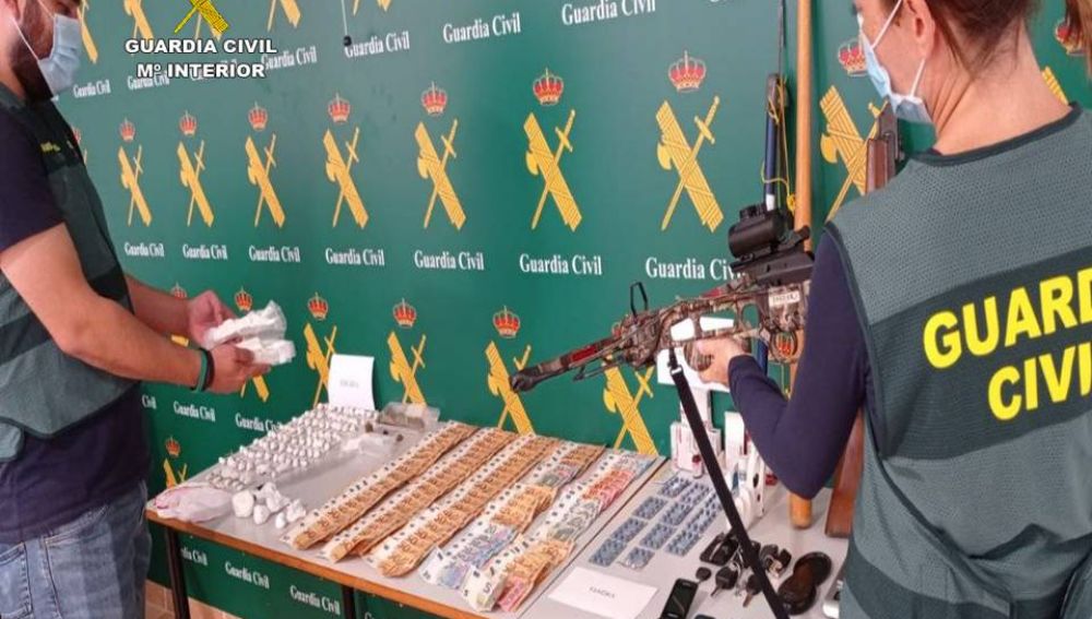 Efectos intervenidos en los registros domiciliarios