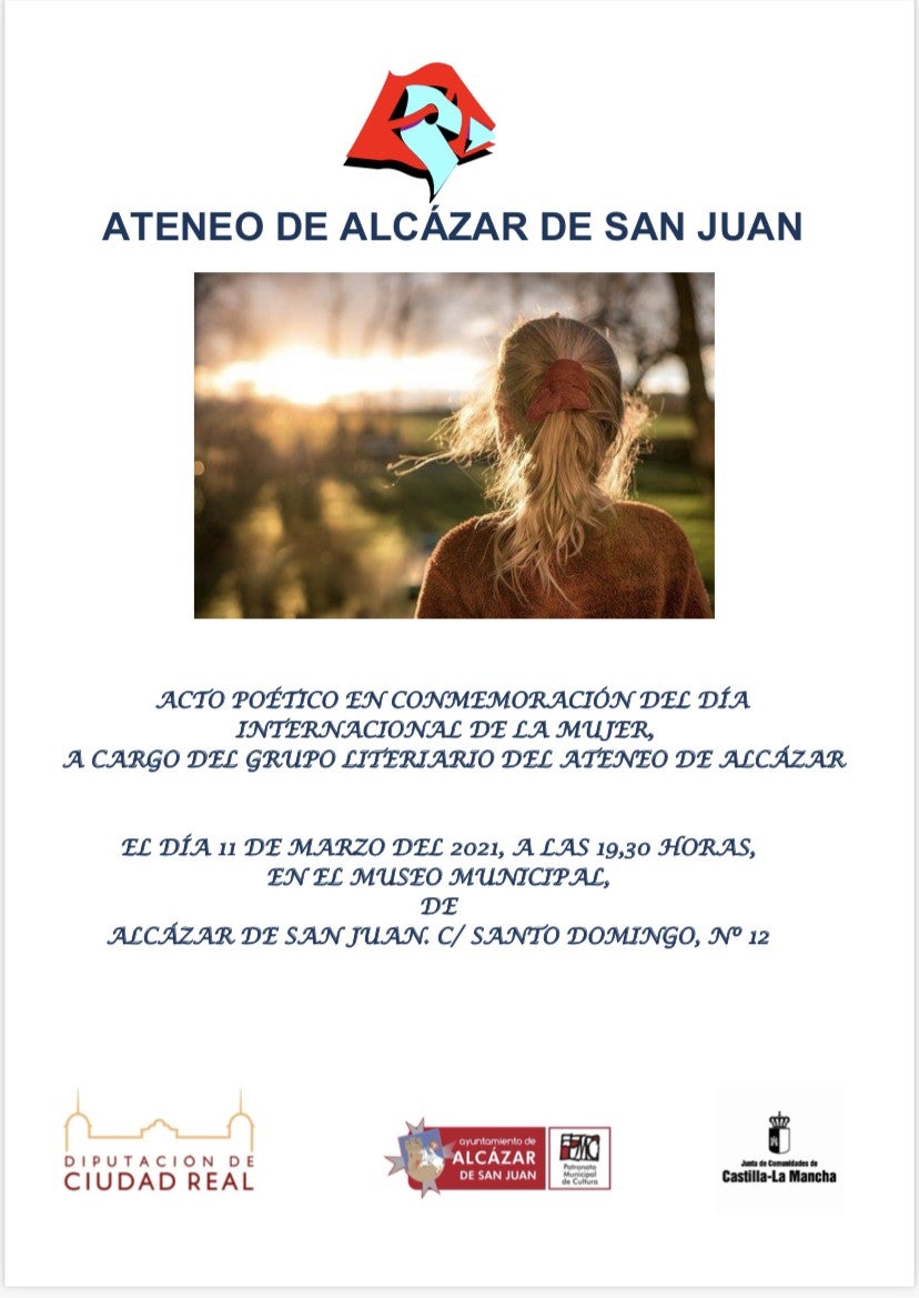 El Ateneo de Alcázar colabora en la programación de actos con motivo del Día de la Mujer El Ateneo de Alcázar colabora en la programación de actos con motivo del Día de la Mujer
