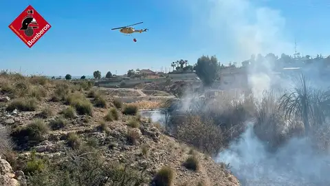 Incendio en Elche. Incendio en Elche.