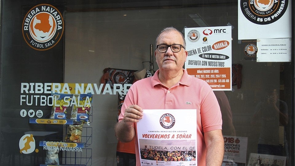 Alberto Ramírez: "Son 20 años del Ribera Navarra, es una cifra bonita y celebrarlos en primera pues mucho mejor" Alberto Ramírez: "Son 20 años del Ribera Navarra, es una cifra bonita y celebrarlos en primera pues mucho mejor"