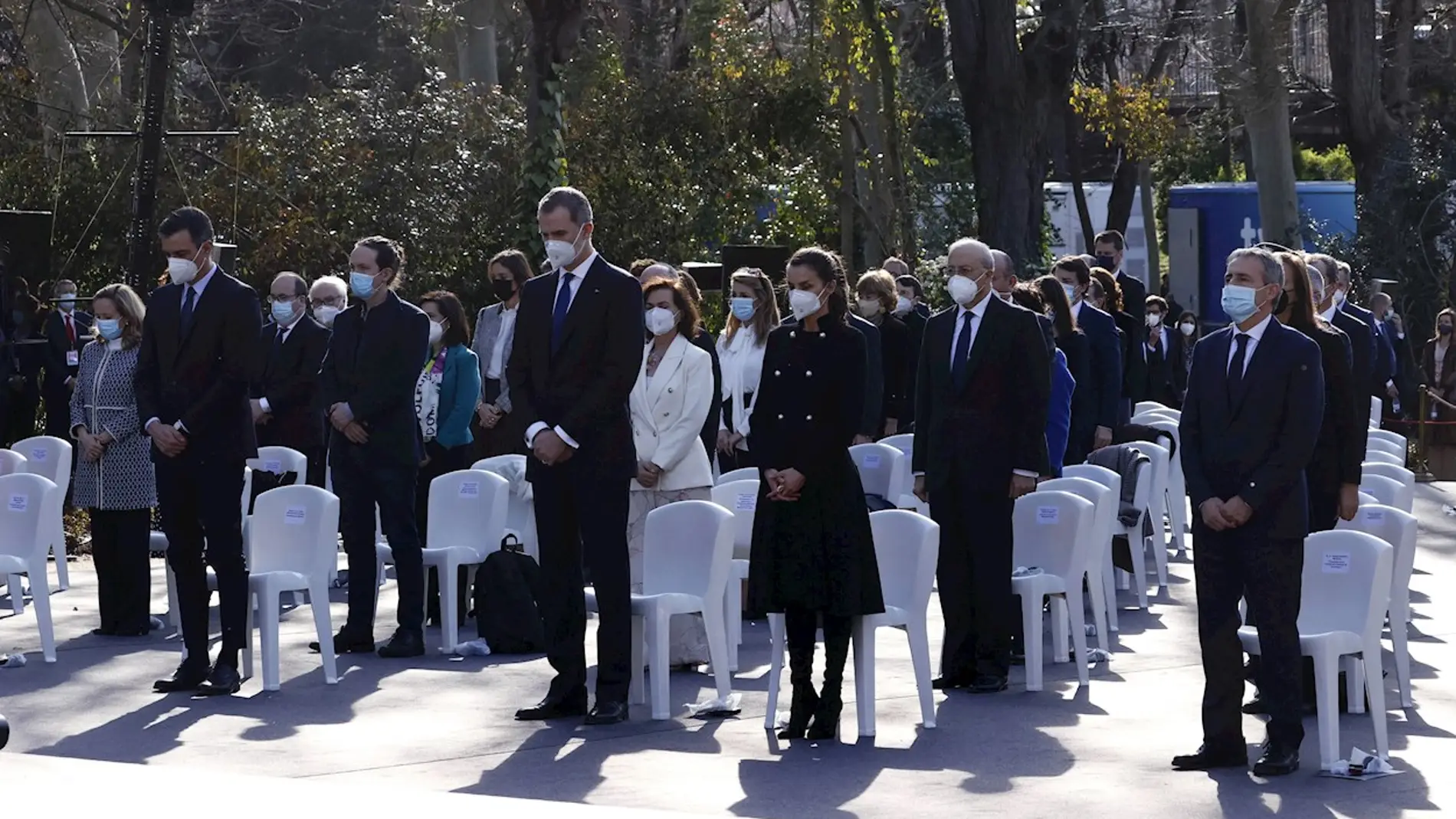 Homenaje a las víctimas del 11M: "El terrorismo nunca vence ni vencerá"
