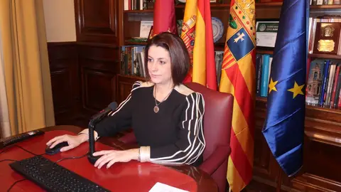 La alcaldesa de Teruel, Emma Buj. EMMA BUJ