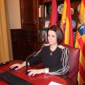 La alcaldesa de Teruel, Emma Buj.