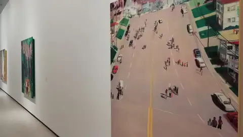 Una de las imágenes de la exposición de Jules de Balincourt En el CAC Málaga