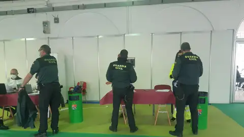 Vacunación a los efectivos de la Guardia Civil en Cuenca Vacunación a los efectivos de la Guardia Civil en Cuenca