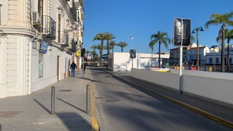 Un tramo de la conocida Alameda del R&iacute;o