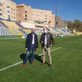 El Campo Municipal de Los Arcos estrena nueva grada tras su derribo al ser arrasada por la DANA El Campo Municipal de Los Arcos estrena nueva grada tras su derribo al ser arrasada por la DANA
