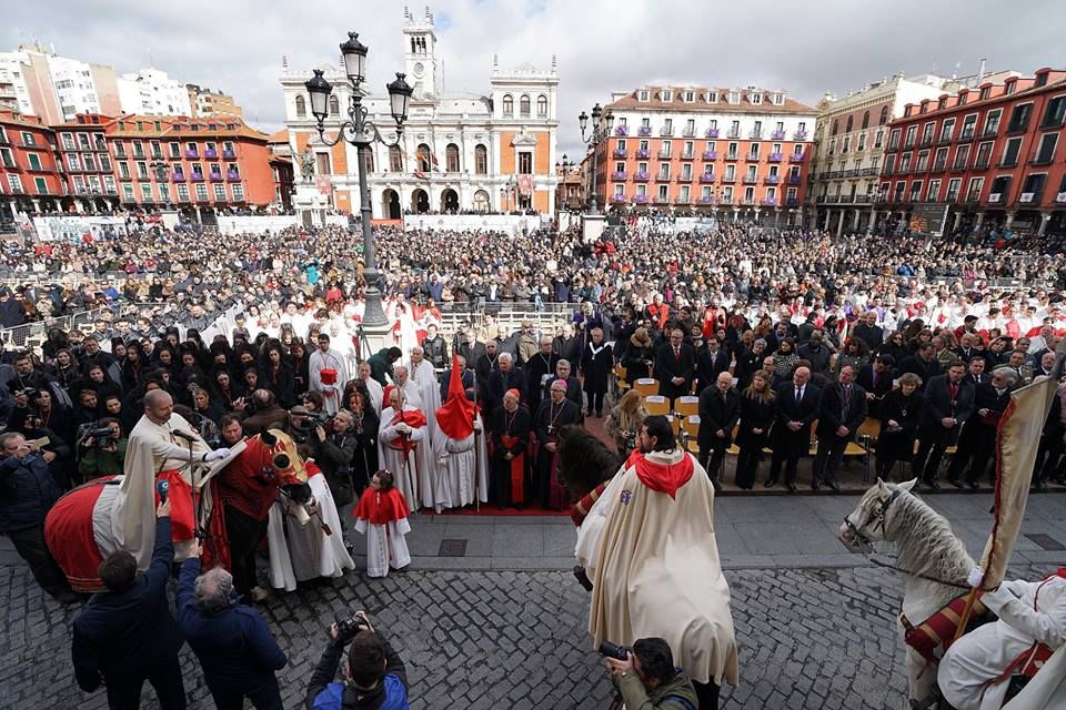 Todo listo para la celebración del Sermón de las Siete Palabras el Viernes Santo en la Plaza Mayor Todo listo para la celebración del Sermón de las Siete Palabras el Viernes Santo en la Plaza Mayor
