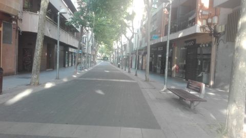 Con el estado de alarma y el confinamiento las calles de Ciudad Real estuvieron vac&iacute;as