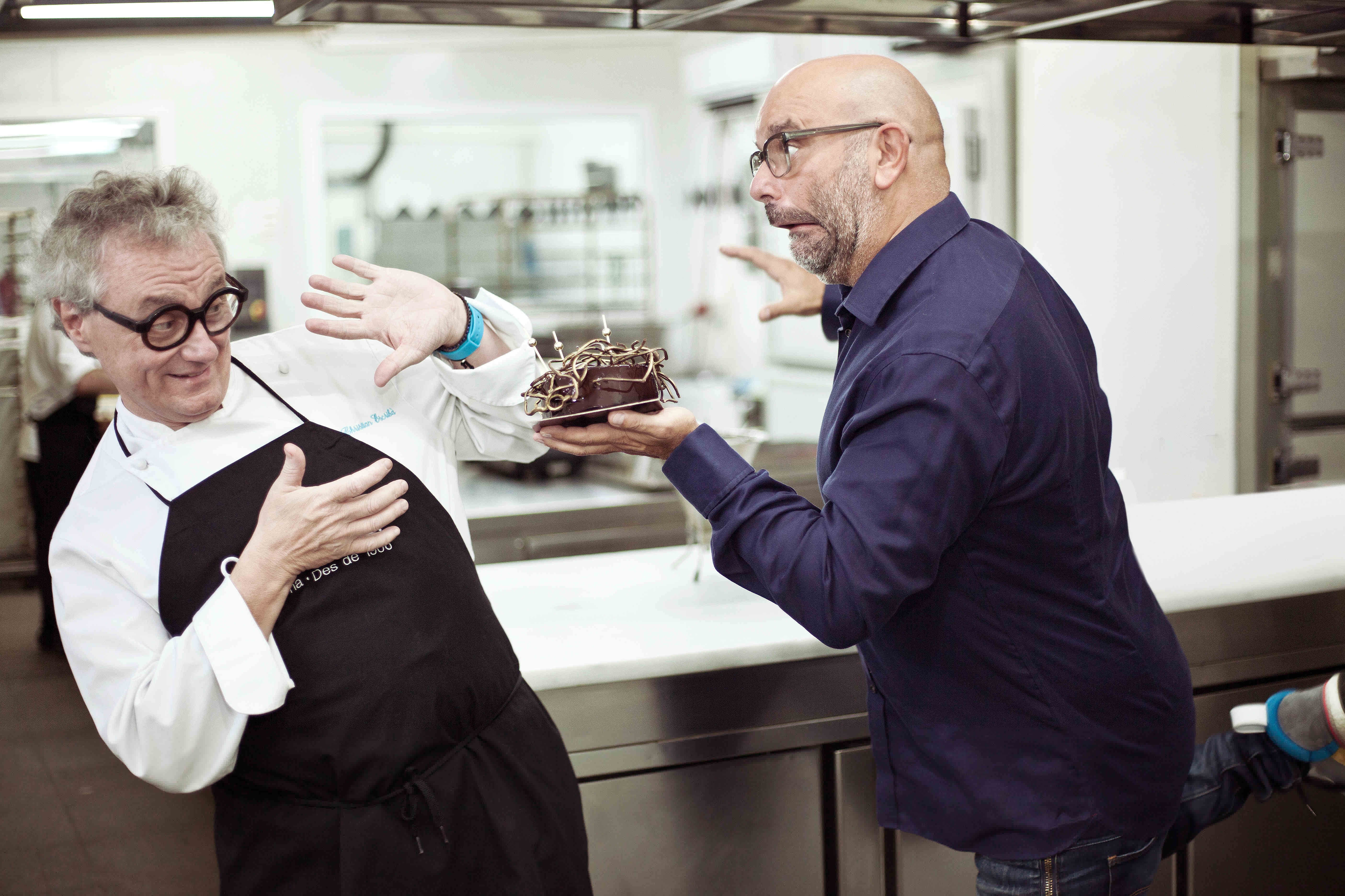 Christian Escribá y Pep Torres elaboran una tarta para reírse de las meteduras de pata Christian Escribá y Pep Torres elaboran una tarta para reírse de las meteduras de pata