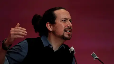 Pablo Iglesias, durante un acto de Unidas Podemos Pablo Iglesias será candidato de Unidas Podemos a la presidencia de la Comunidad de Madrid
