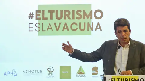 Carlos Mazón en el acto de hoy en Benidorm Carlos Mazón en el acto de hoy en Benidorm