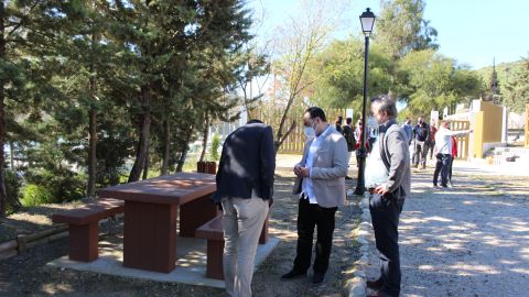 Instantes de la inauguraci&oacute;n del Centro de Actividades Tur&iacute;sticas de Bornos