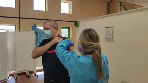 Vacunación bomberos de Segovia Segovia