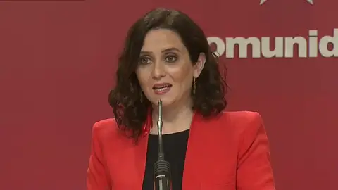 Ayuso: "España me debe una, hemos sacado a Pablo Iglesias de la Moncloa" Ayuso: "España me debe una, hemos sacado a Pablo Iglesias de la Moncloa"