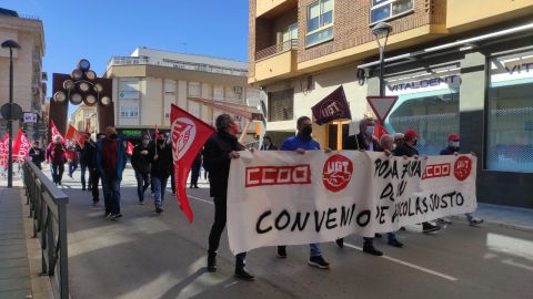 La marcha se ha celebrado en Valdepe&ntilde;as