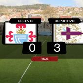 Celta B 0-Deportivo 3