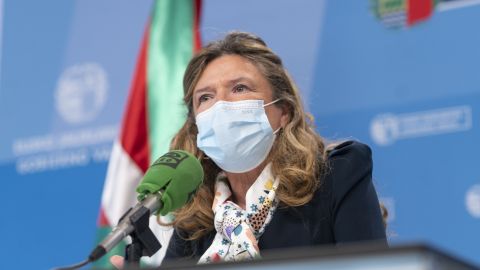 Gotzone Sagardui, consejera de salud del Gobierno Vasco.