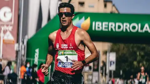 Miguel Ángel López en el Campeonato de España de 20km marcha celebrado en Murcia Miguel Ángel López en el Campeonato de España de 20km marcha celebrado en Murcia
