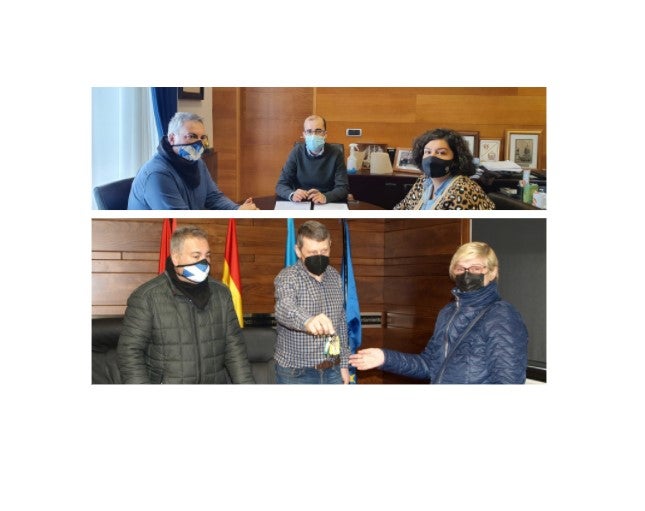 Acudió para entregar una vivienda social y presentar ayudas para eficiencia energética Acudió para entregar una vivienda social y presentar ayudas para eficiencia energética