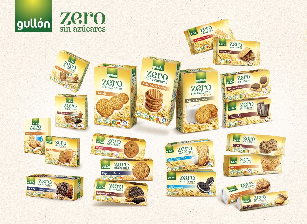 Galletas Gullón relanza su gama sin azúcares para dominar el segmento de la galleta saludable Galletas Gullón relanza su gama sin azúcares para dominar el segmento de la galleta saludable