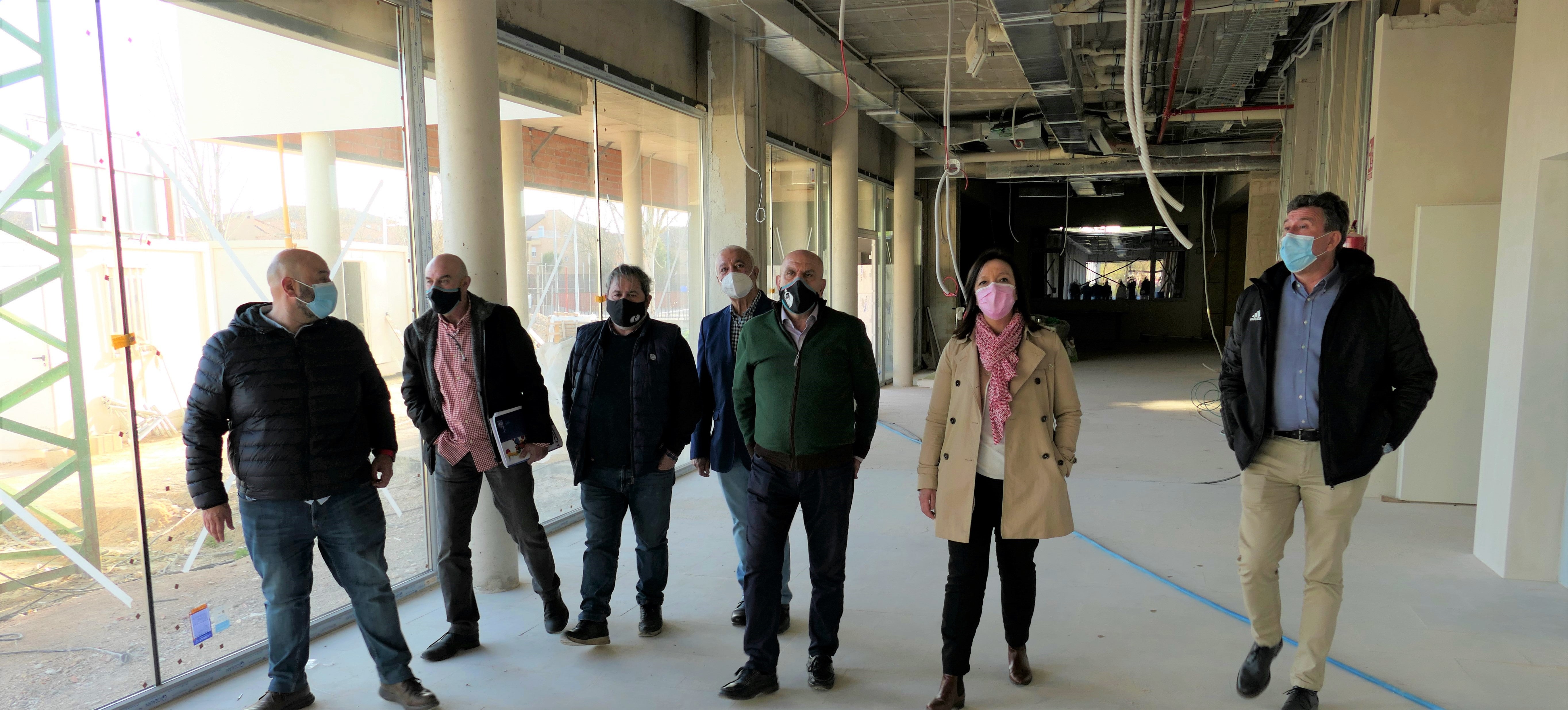 La alcaldesa Rosa Melchor visita las obras de la futura residencia de deportistas La alcaldesa Rosa Melchor visita las obras de la futura residencia de deportistas