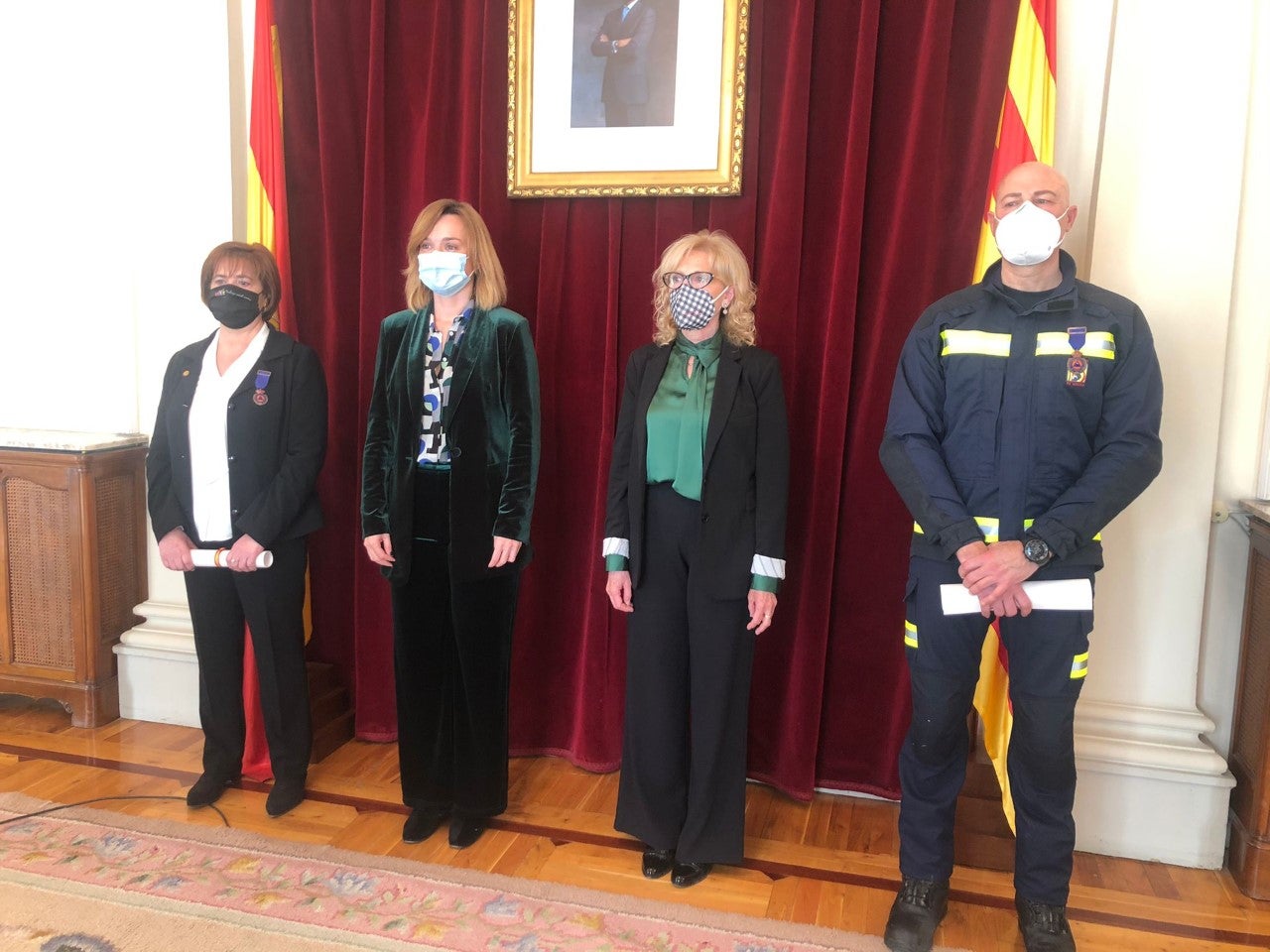 Pilar Guerrero y Joaquín Abiol, Medallas al Mérito de la Protección Civil Pilar Guerrero y Joaquín Abiol, Medallas al Mérito de la Protección Civil