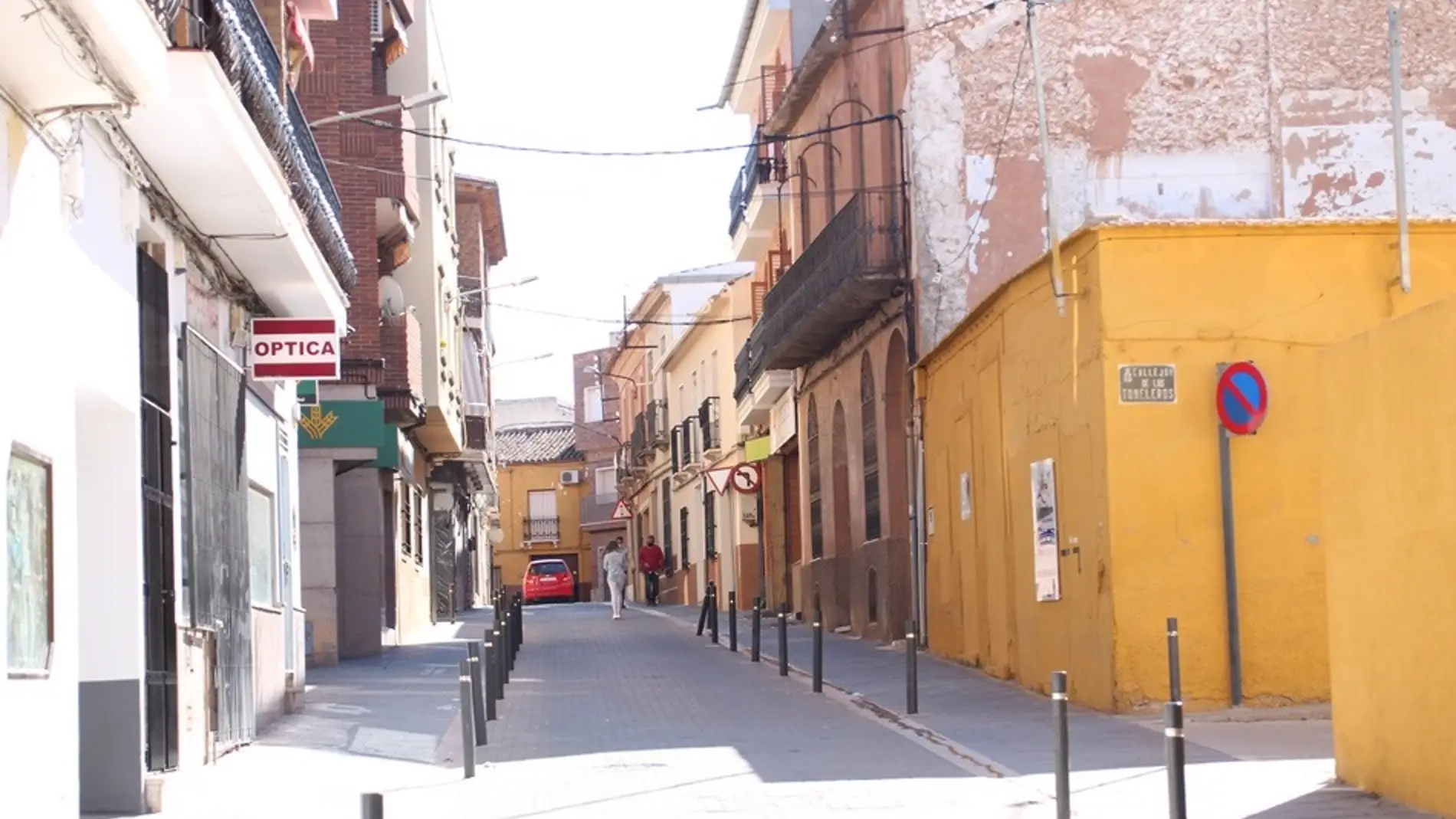 Calle de La Solana donde se encontró la cartera
