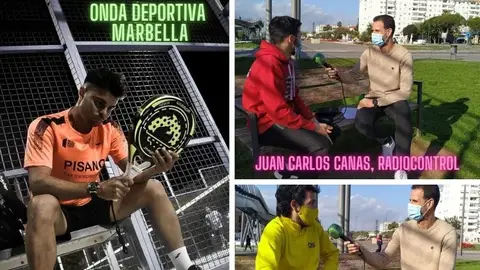 José Bernal, Juan Carlos Canas y Toni García Pádel, radiocontrol y atletismo