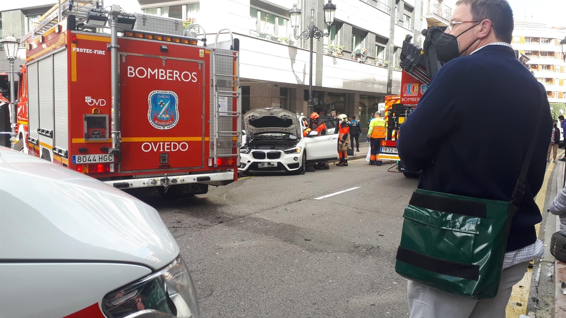 Fallece por infarto el conductor de un vehículo accidentado Fallece por infarto el conductor de un vehículo accidentado
