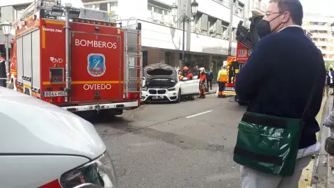 Fallece por infarto el conductor de un vehículo accidentado Fallece por infarto el conductor de un vehículo accidentado