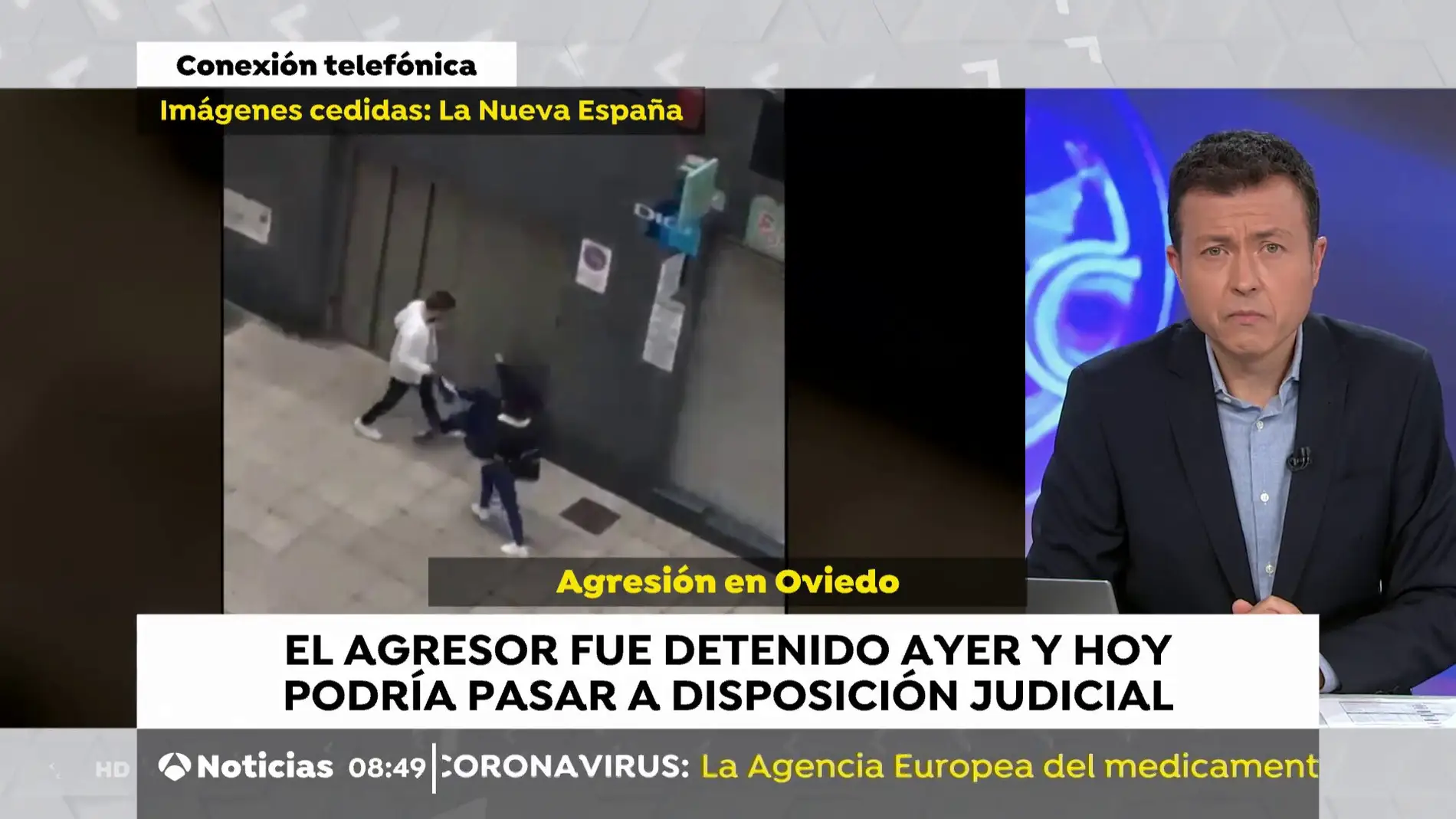 El abogado agredido en Oviedo pedirá orden de alejamiento contra su agresor