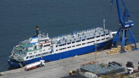 El buque "Elbeik" en una imagen atracado en el puerto de Cartagena. El buque "Elbeik" en una imagen atracado en el puerto de Cartagena.