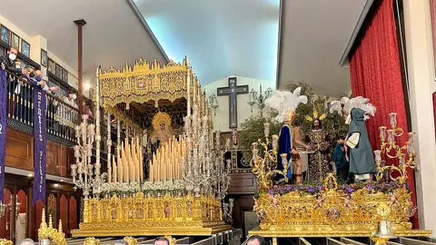 La Cofradía del Rescate ha realizado un acto simbólico este Martes Santo Semana Santa
