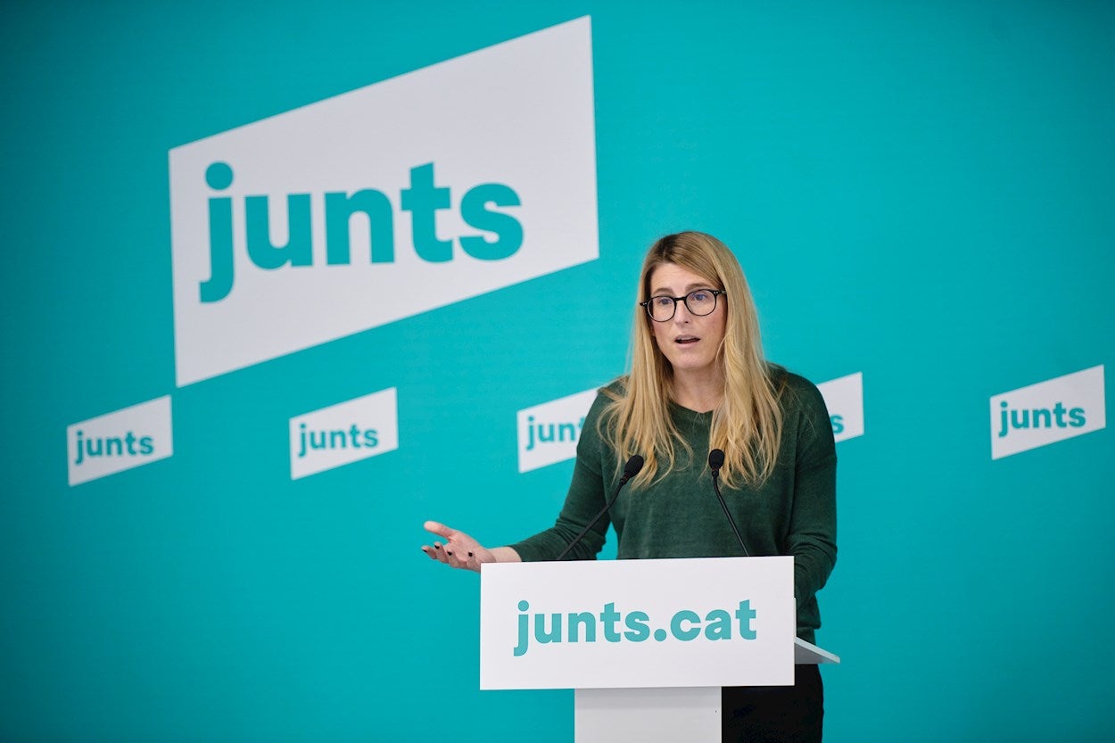 Elsa Artadi, portavoz de JxCat: "Estoy segura de que en menos de dos meses llegaremos a un acuerdo" Elsa Artadi, portavoz de JxCat: "Estoy segura de que en menos de dos meses llegaremos a un acuerdo"