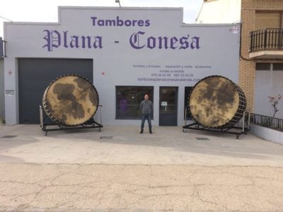 Un fabricante de tambores de Calanda el único superviviente a la pandemia Un fabricante de tambores de Calanda el único superviviente a la pandemia