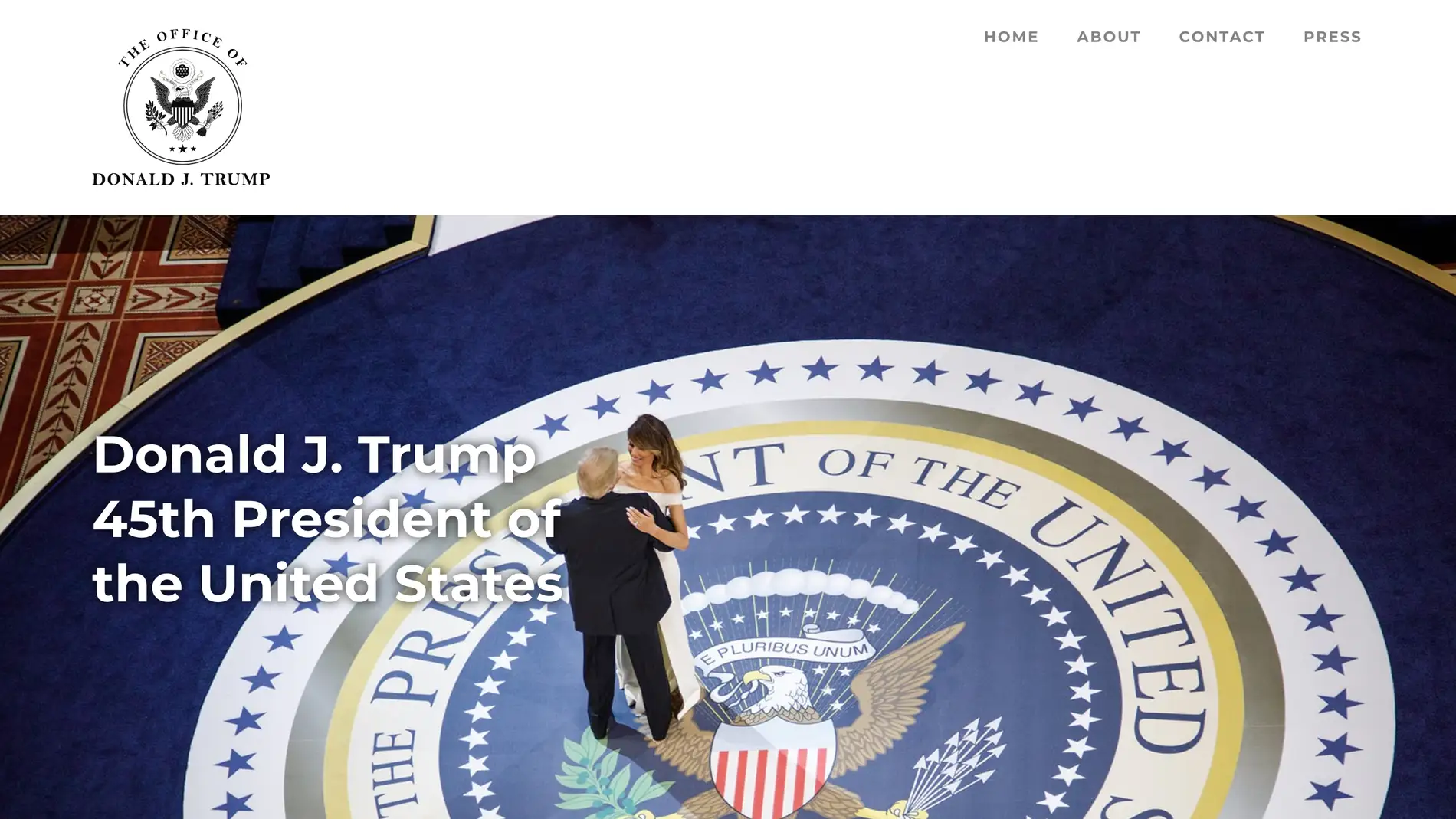 Trump lanza su nueva página web para "preservar su legado" tras la suspensión de sus redes sociales