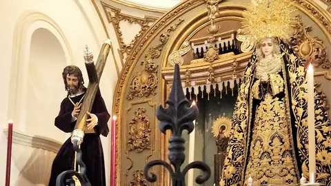 La Archicofradía de la Pasión en la Iglesia de Santiago Lunes Santo