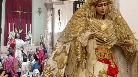 La Cena presenta una estampa inusual sin su mesa Jueves Santo