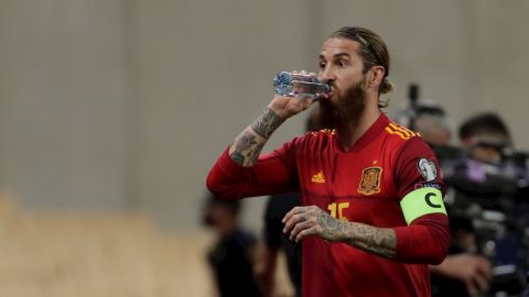 Sergio Ramos con la Selecci&oacute;n