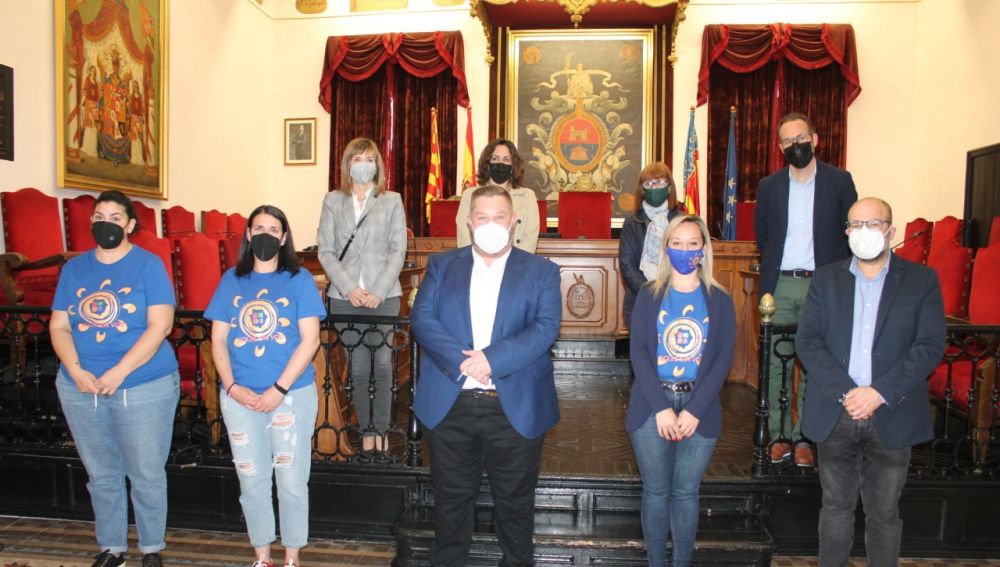 Acto en Elche del Día Mundial de la Concienciación sobre el Autismo.