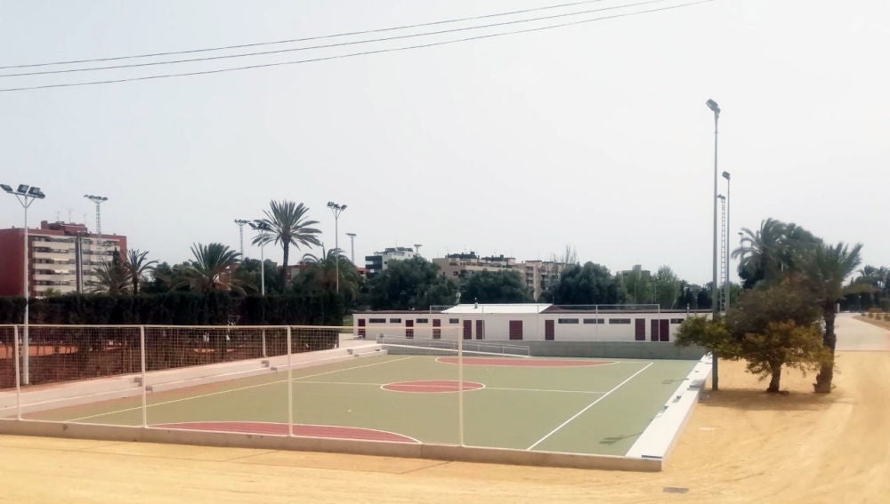 Pista en el polideportivo Altabix de Elche.