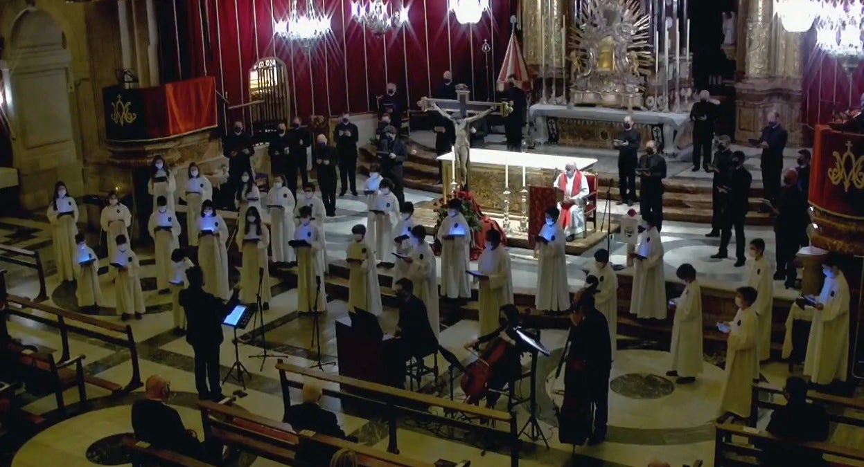El Misteri d’Elx recuerda a Cosme José de Benito recuperando su obra ‘Siete palabras de Cristo en la cruz’ El Misteri d’Elx recuerda a Cosme José de Benito recuperando su obra ‘Siete palabras de Cristo en la cruz’