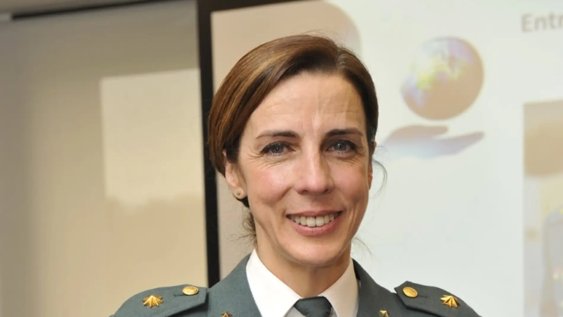 La teniente coronel Silvia Gil 