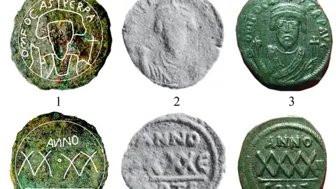 Primera moneda bizantina en Ceuta. Primera moneda bizantina en Ceuta.